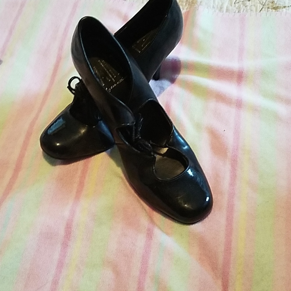 Black heels.